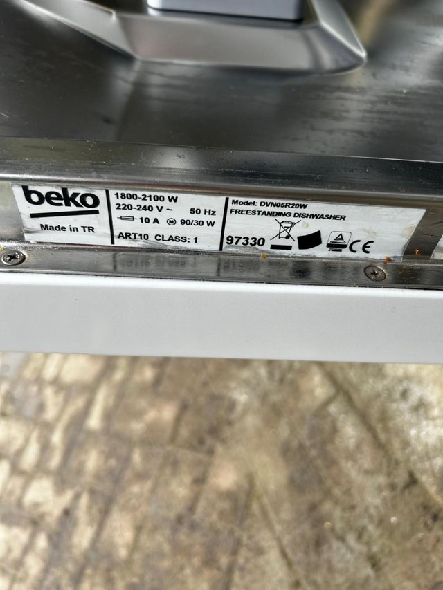 Preview of the first image of BEKO Dishwasher, owned for 2 years from new..