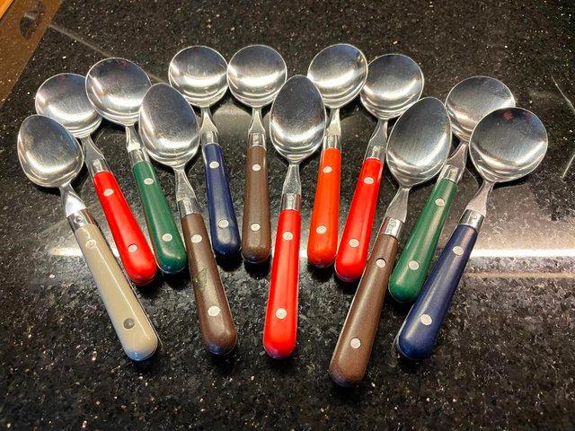 Preview of the first image of Stainless Steel cutlery set. 6 settings x 4 pieces..
