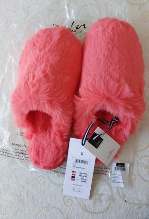 Image 3 of Joules Women’s Mule Slippers - Coral – Brand New. UK 5-6