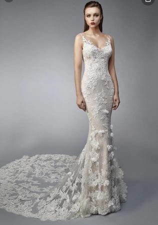 Image 1 of Enzoani Nicolette A - Mermaid Double layered wedding dress