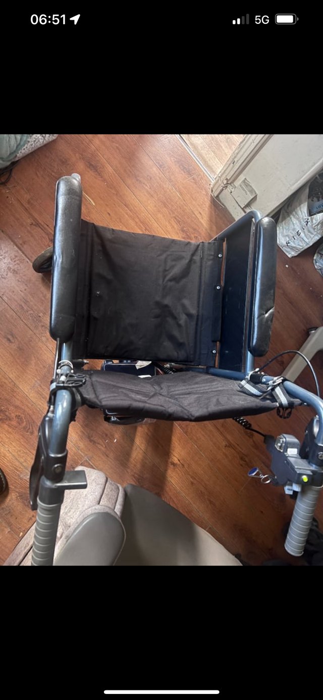 Preview of the first image of Powered wheelchair with power pack.
