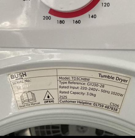 Image 1 of Bush small tumble dryer . Excellent condition