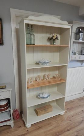 Image 6 of Large Vintage Country Pine Bookcase / Shelving