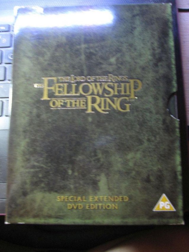Preview of the first image of The lord of the rings The fellowship of the ring Dvd's.