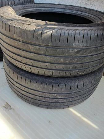 Image 1 of Four part worn Car tyres