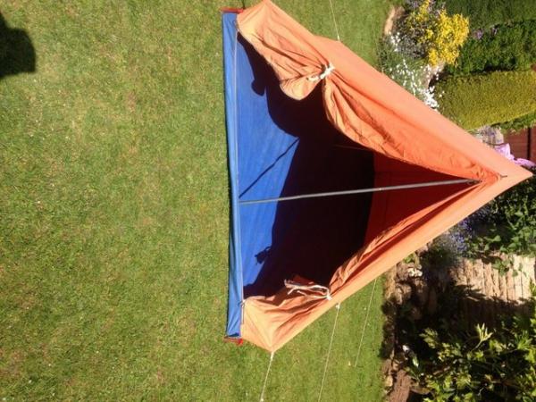 Image 2 of Camping tents. x 2. all good canvas type. ready to use