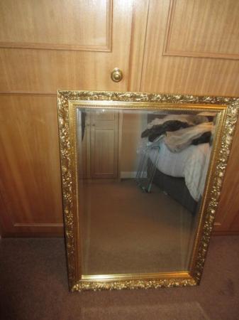 Image 1 of Antique Wall Mirror in Gold Frame
