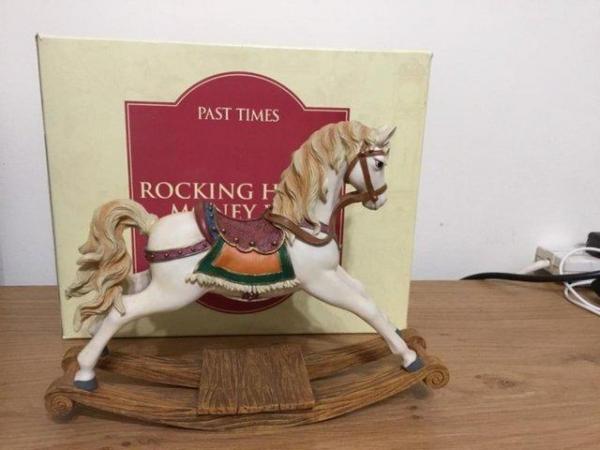 Image 3 of Rocking horse money box from Past Times