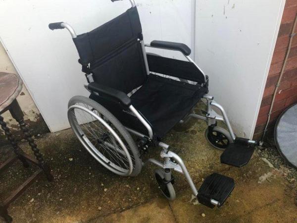 Image 1 of Wheelchair ultra lightweight foldaway flat.