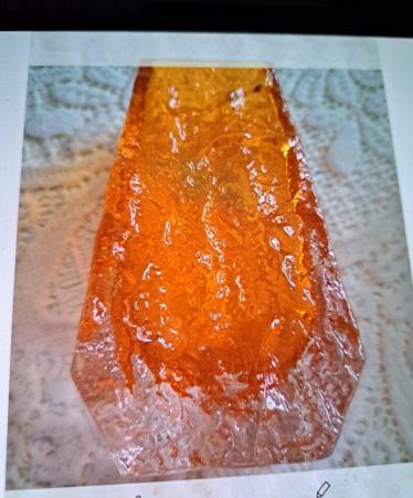Image 2 of Whitefriars Tangerine Glass