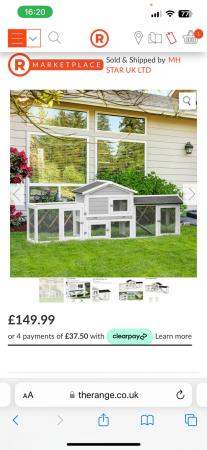 Image 2 of Large rabbit hutch for sale