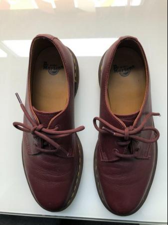 Image 1 of Doc Martens cherry red Oxfords excellent used condition