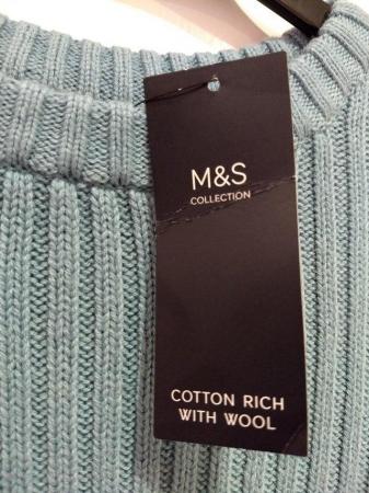 Image 3 of New Marks and Spencer M&S Collection Short Sleeved Jumper 14