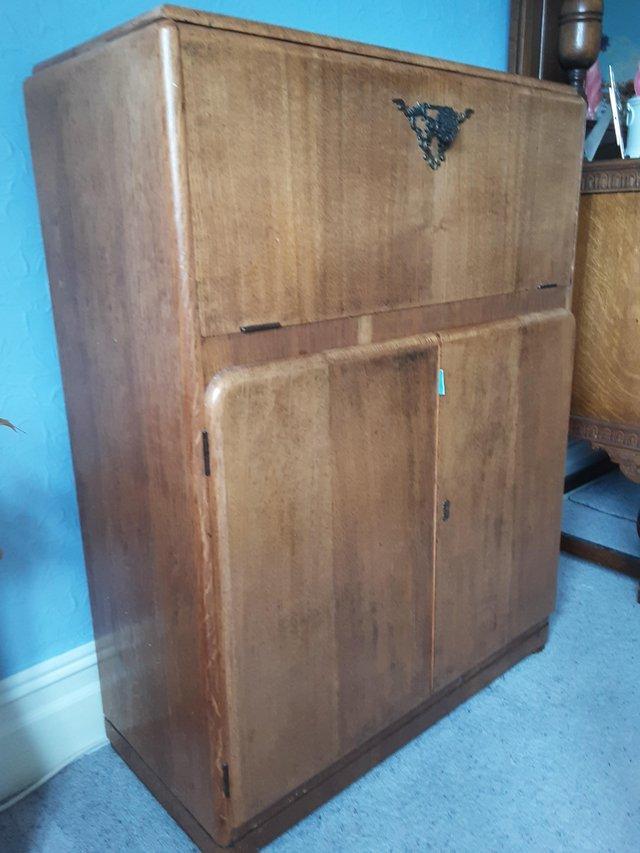 Preview of the first image of Antique Cocktail drinks cabinet.