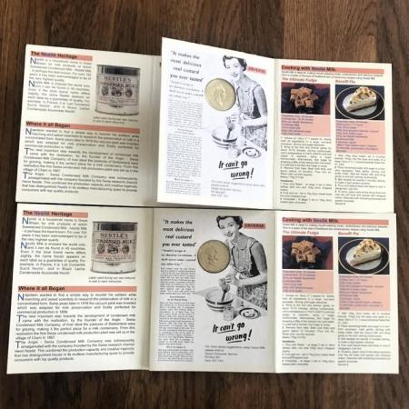 Image 3 of 2 Nestle WWII  £2 Commemorative Coin Packs. 1945-1995