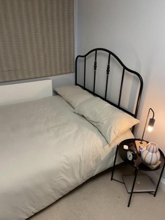 Image 1 of Ikea bed (SAGUSTA) and Matress (VALEVÅG)