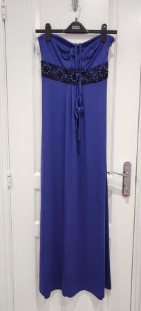 Image 3 of New Women's Monsoon Purple Maxi Dress UK 8