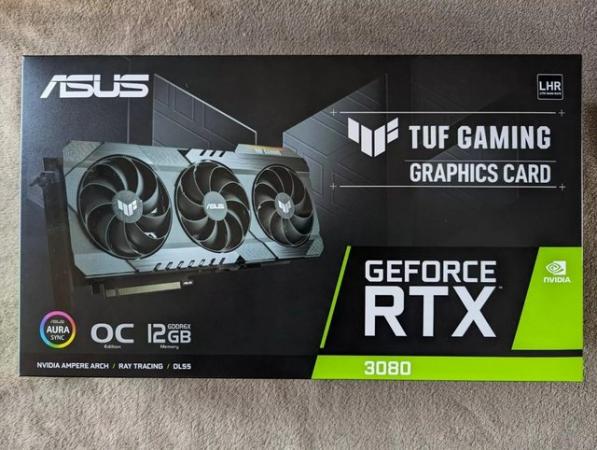 Image 2 of Asus TUF RTX 3080 12GB with receipt warranty until June 2025