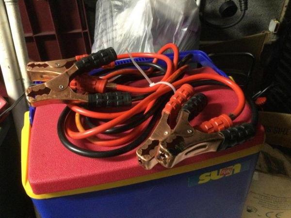 Image 1 of Jump leads, brand new never used.