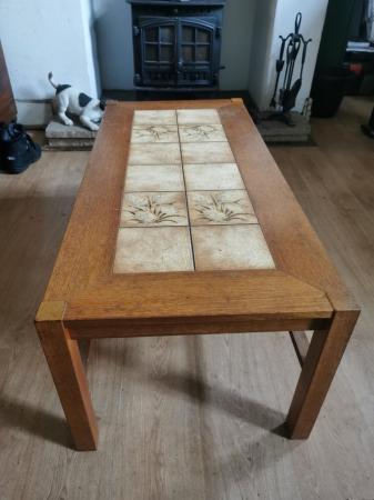 Image 3 of Wooden Tiled Coffee table