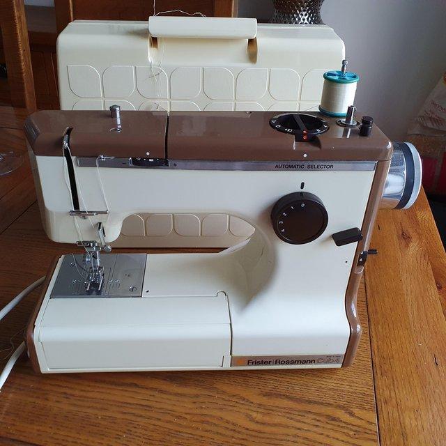 Preview of the first image of Frister Rossman Cub 4 sewing machine & hard carry case.