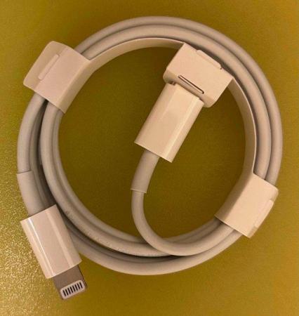 Image 2 of Apple White Lightening to USBc Cable