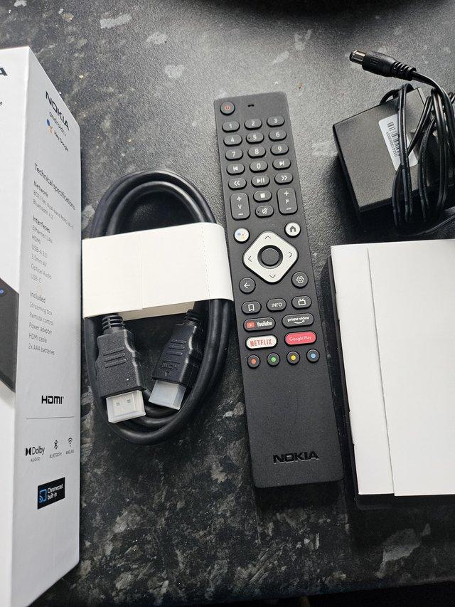 Preview of the first image of Nokia streaming box 8000 4k uhd.