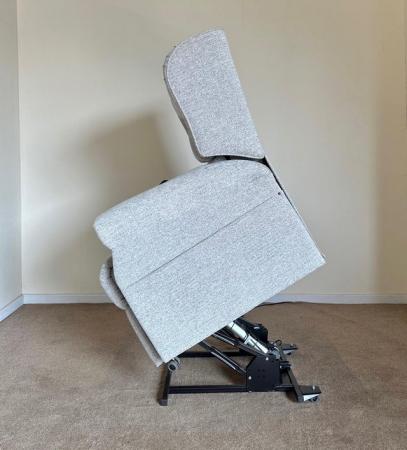 Image 14 of REPOSE ELECTRIC RISE RECLINER DUAL MOTOR CHAIR GREY DELIVERY