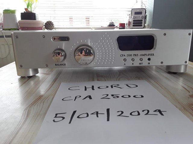 Preview of the first image of EXCELLENT CHORD CPA 2500 PRE-AMP.