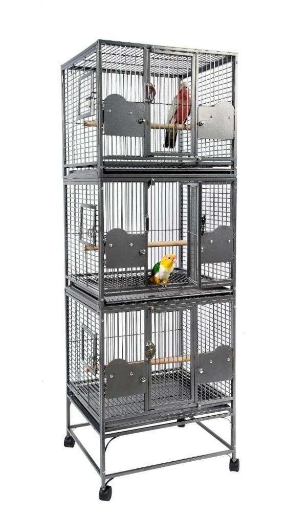 Preview of the first image of Triple breeding cage grey.