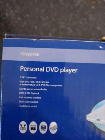 Image 2 of Personal/Portable DVD Player Bush PDVD0708