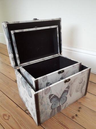 Image 2 of SET OF TWO STORAGE BOXES / TRUNKS