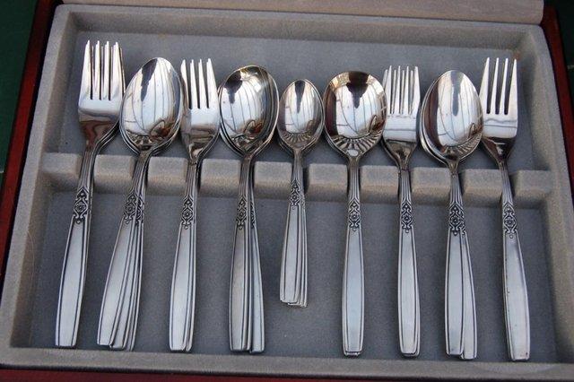 Image 8 of Viners Vintage Cutlery Canteens of Stainless Steel Designs.