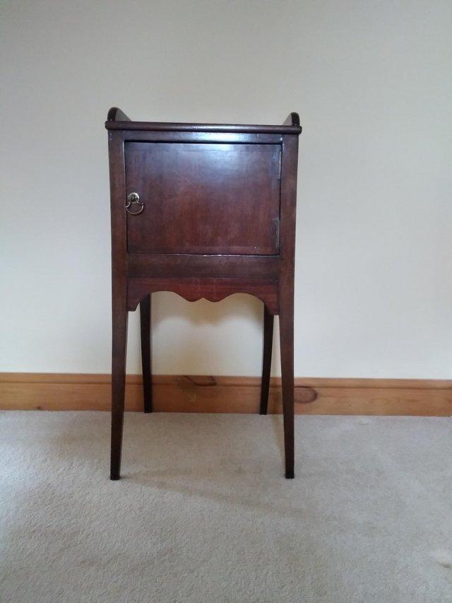 Preview of the first image of Antique Mahogany Pot Cupboard.