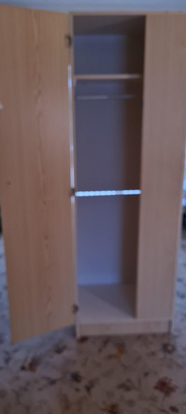 Preview of the first image of Small Wardrobe ideal for student/ children, bedside cabinet.