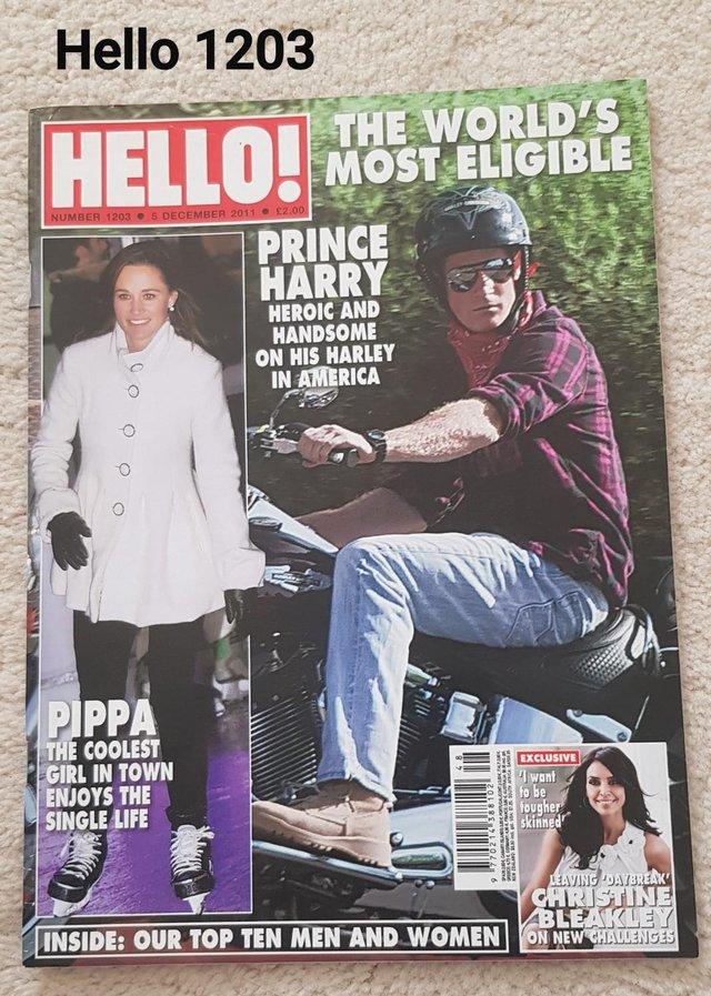 Preview of the first image of Hello Magazine 1203 -The World's Most Eligible -Prince Harry.