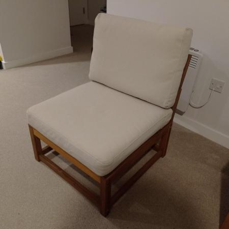Image 3 of £80 FOR 2 IKEA GARDEN CHAIRS WITTH CUSHION, 3 MONTHS