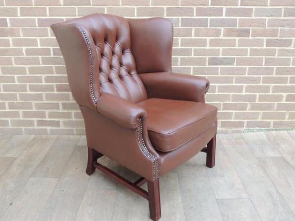 Image 7 of Chesterfield High Back Armchair (UK Delivery)