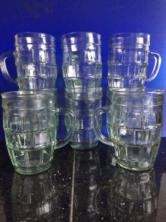 Image 1 of Eight 1/4 Litre or 250ml traditional pub type Glasses