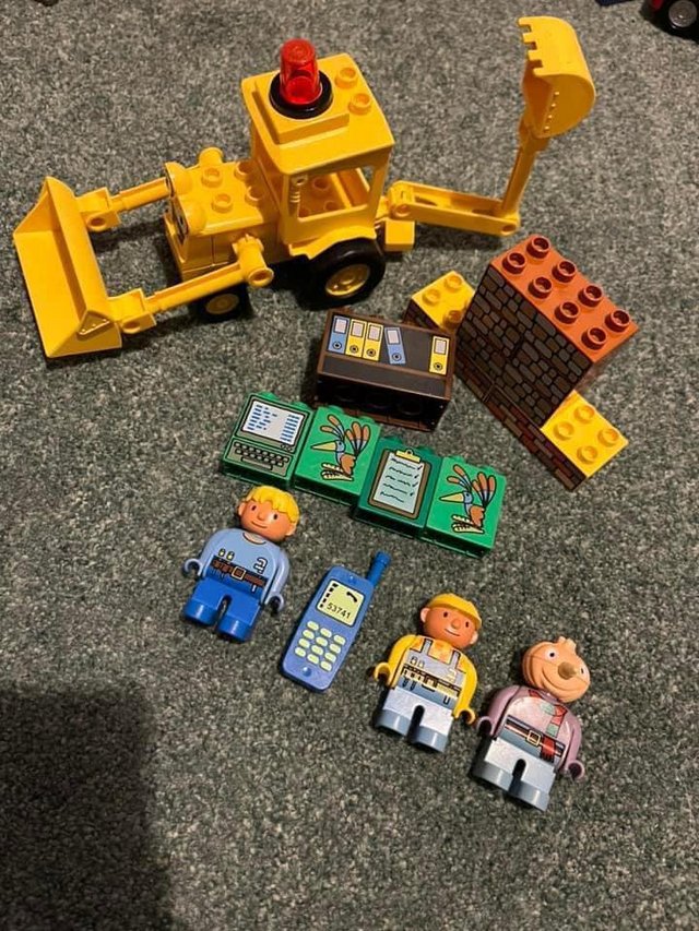 Preview of the first image of Duplo Bob the builder digger.