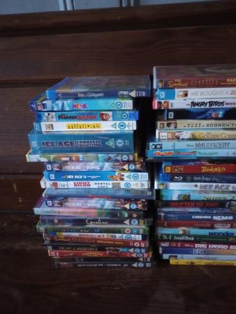 Image 1 of Kids/Family DVDs x 70 - majority wrapped up