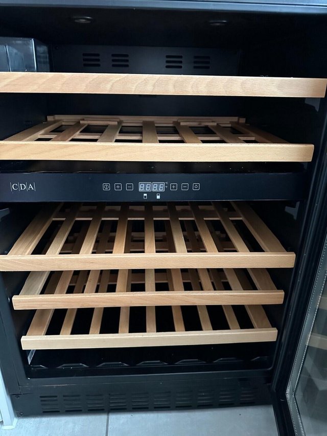 Preview of the first image of CDA FWC604BL 60cm Freestanding Under Counter Wine Cooler.