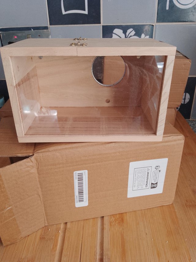 Preview of the first image of 2 brand new nest boxes with clear window.