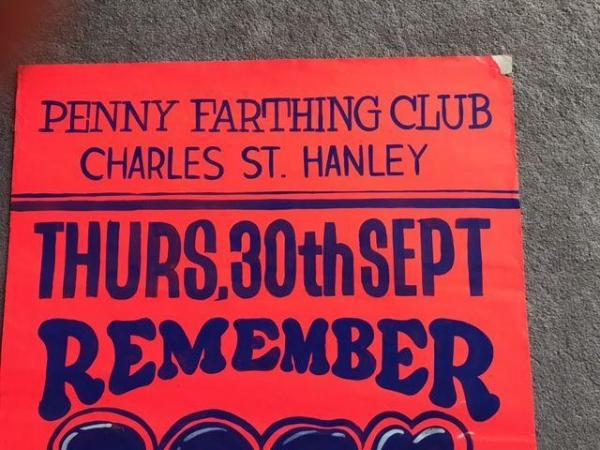 Image 2 of 1971 Rock Candy gig poster Penny Farthing club