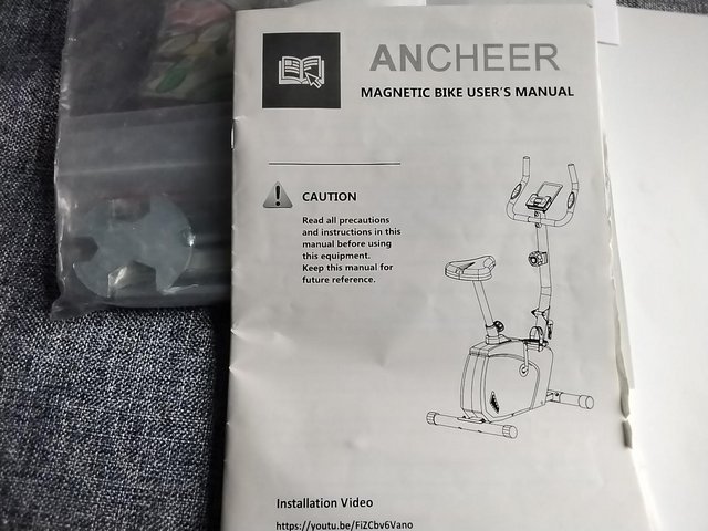 Ancheer exercise best sale bike manual