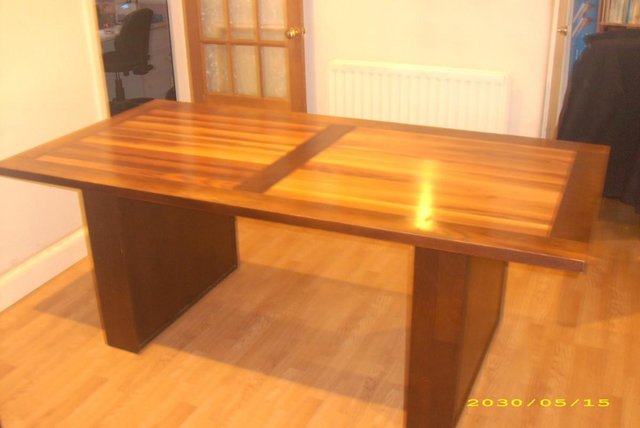Image 2 of Large dining table seats six or eight