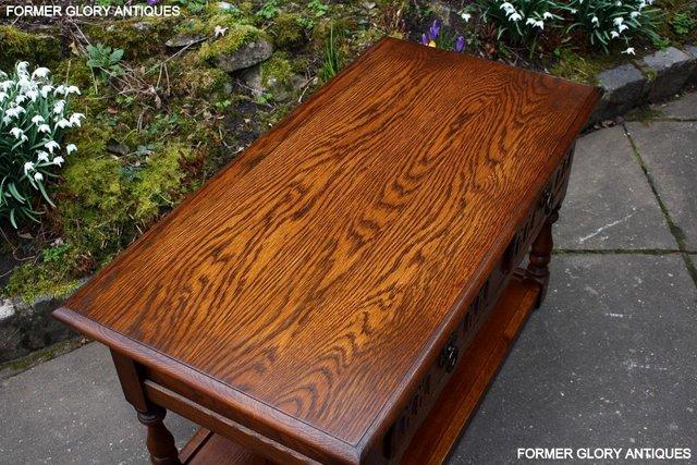 Image 89 of OLD CHARM LIGHT OAK TWO DRAWER COFFEE TABLE TV UNIT STAND