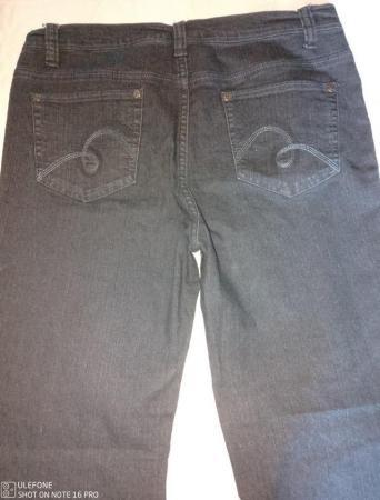 Image 2 of Ladies size 12 Dk blue boot fit jeans