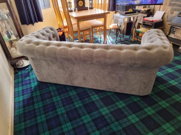 Image 3 of CHESTERFIELD  FABRIC SOFA BED