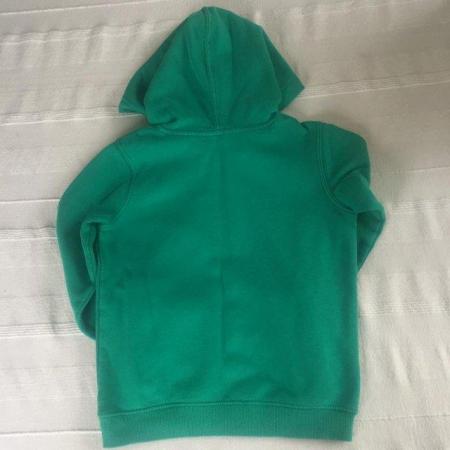 Image 3 of Green hoodie. Age 6. 'Dino Digger'